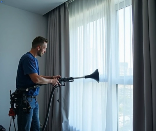 Professional drapes cleaning process tools Matty Curtain Cleaning spring-farm-nsw